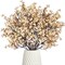 6pcs Champagne Baby’s Breath Artificial Flowers, Real Touch Faux Gypsophila Silk Bouquet, 21.7 Inch Fake Flowers for Wedding, Home, Office, Centerpieces & DIY Decor